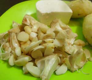 Raw Jackfruit Cultlets Ingredients