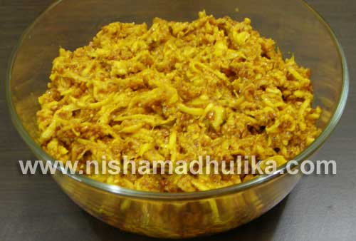 Grated Mango Pickle Recipe