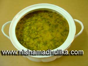 Moong Dal palak Recipe