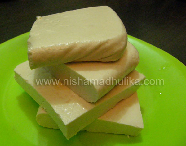 Making Soy Paneer at Home